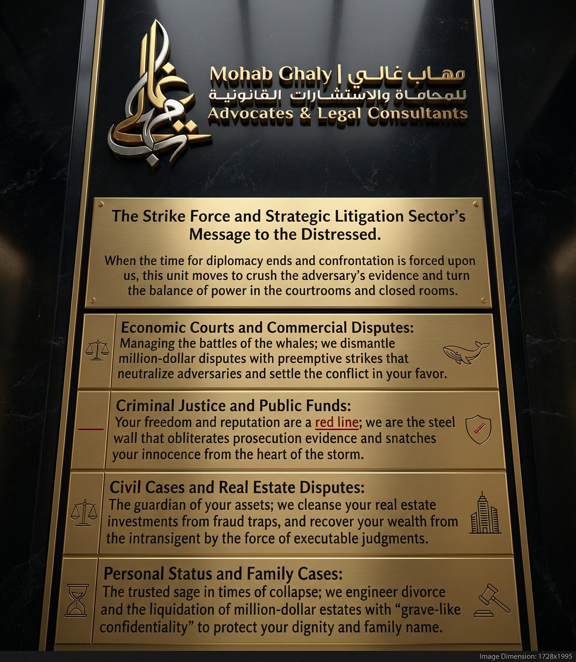 The Strike Force and Strategic Litigation Sector's Message to the Distressed