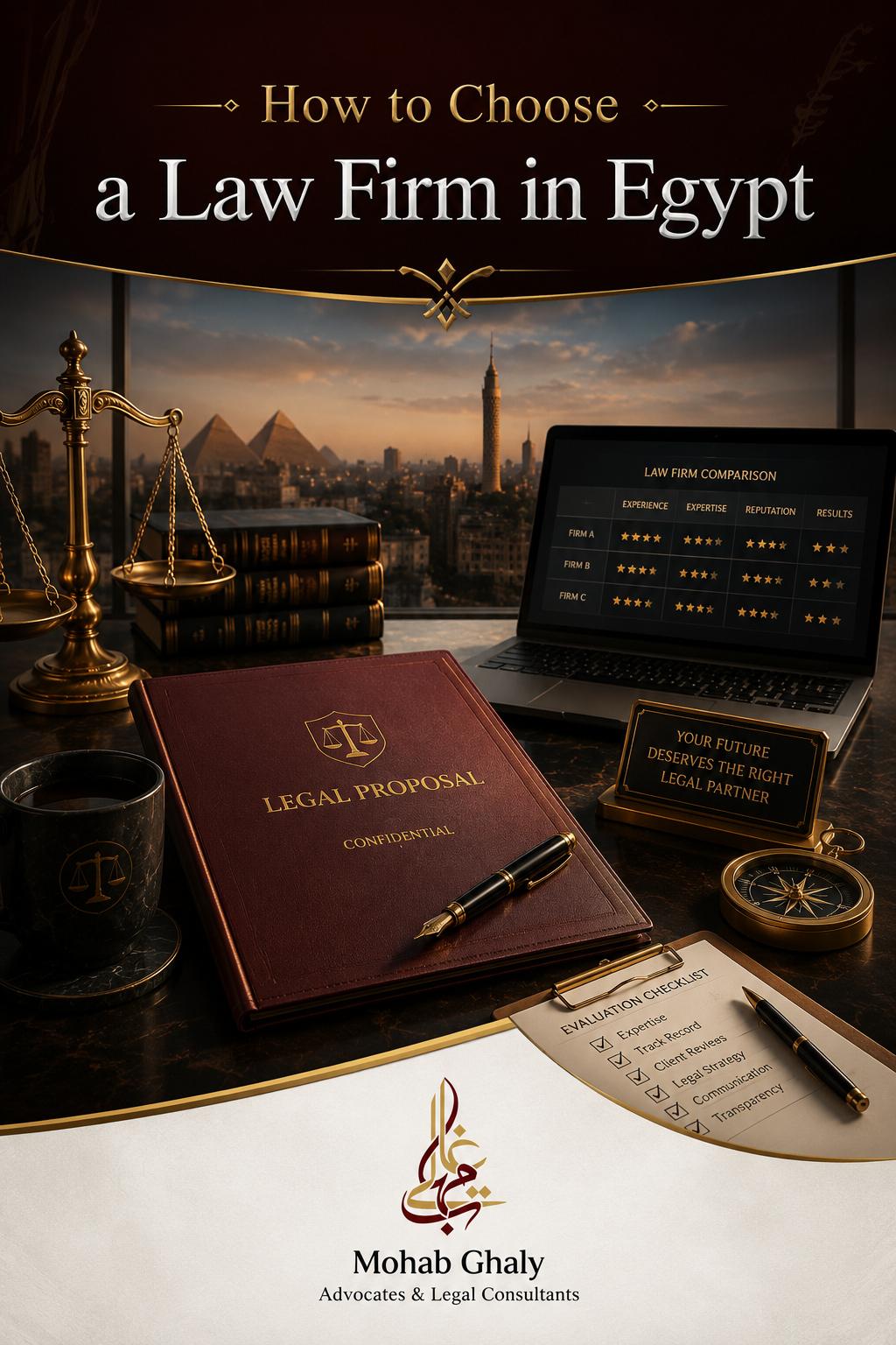 قاہرہ میں وکیل: law firm in Egypt کے لیے عملی قانونی رہنما