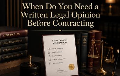 قاہرہ میں وکیل: written legal opinion Egypt کے لیے عملی قانونی رہنما