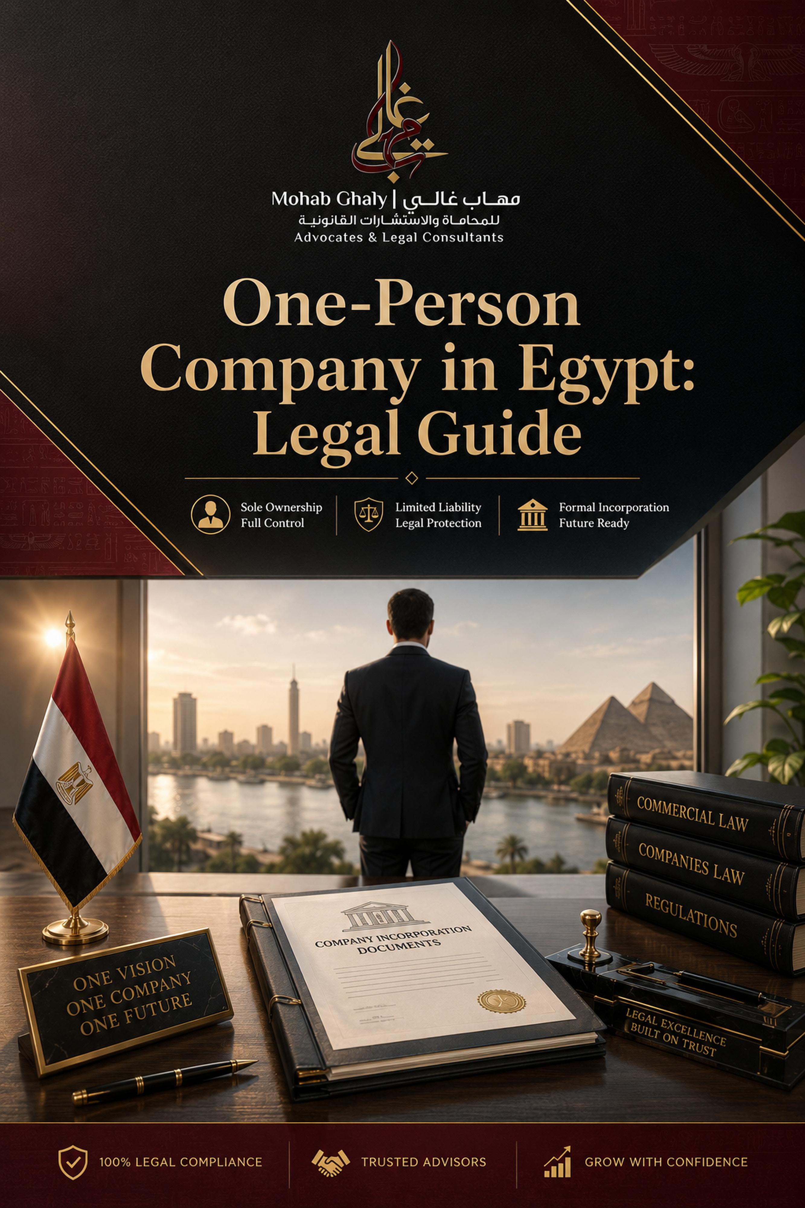 تأسيس شركة شخص واحد في مصر