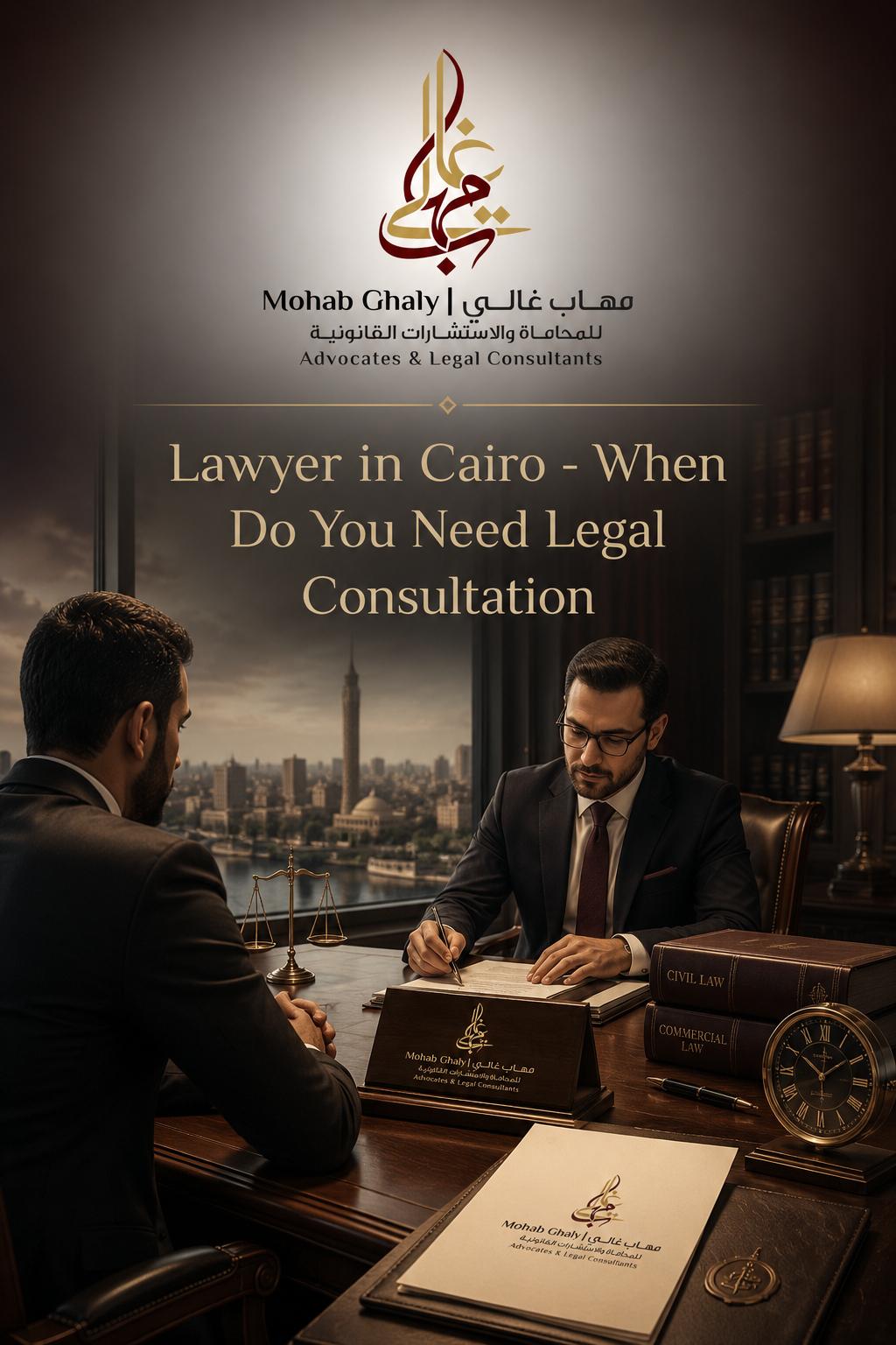 Lawyer in Cairo: when do you need legal consultation?