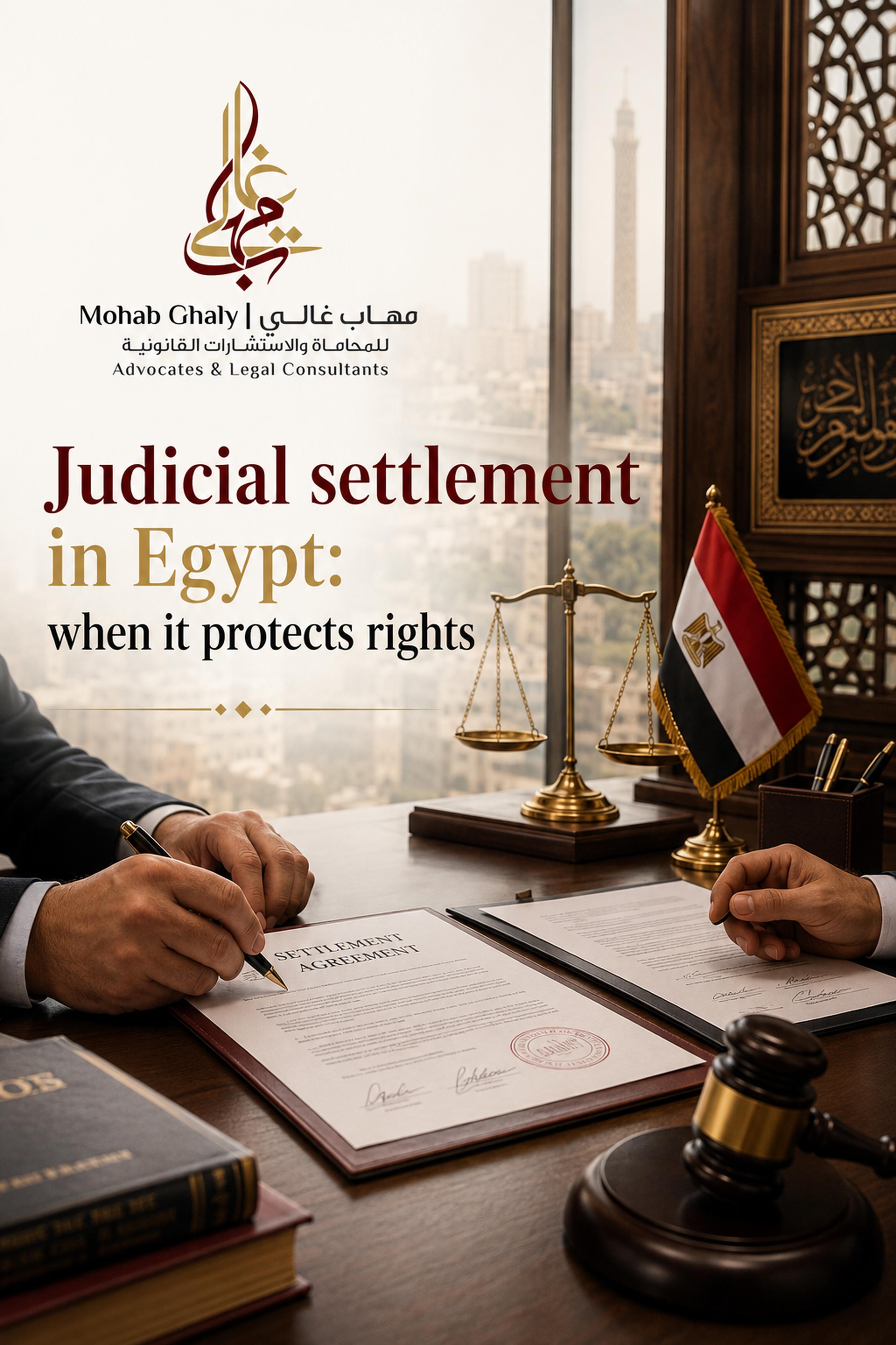 Judicial settlement in Egypt: when it protects rights