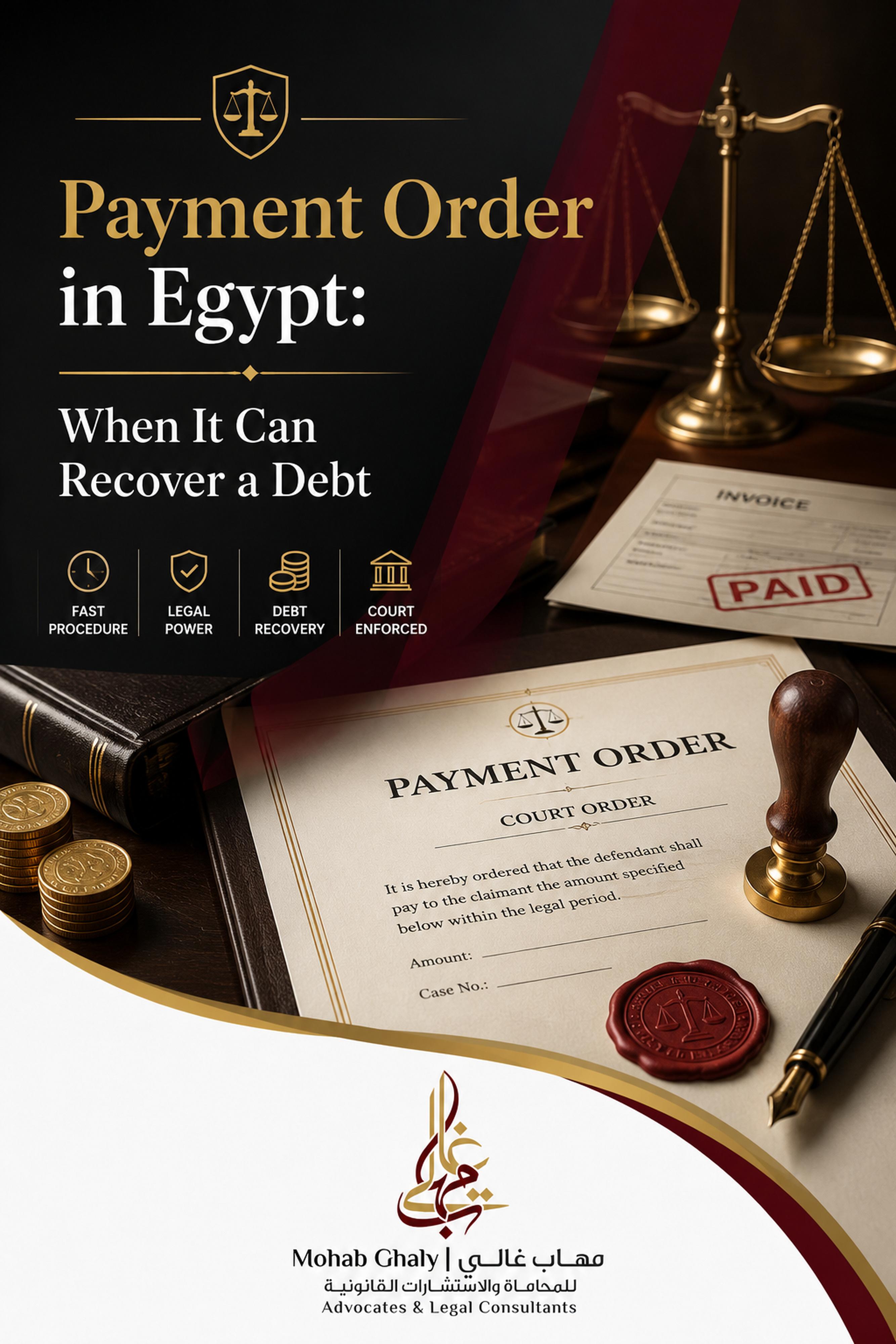 埃及债务追收与执行律师：payment order Egypt 实务指南