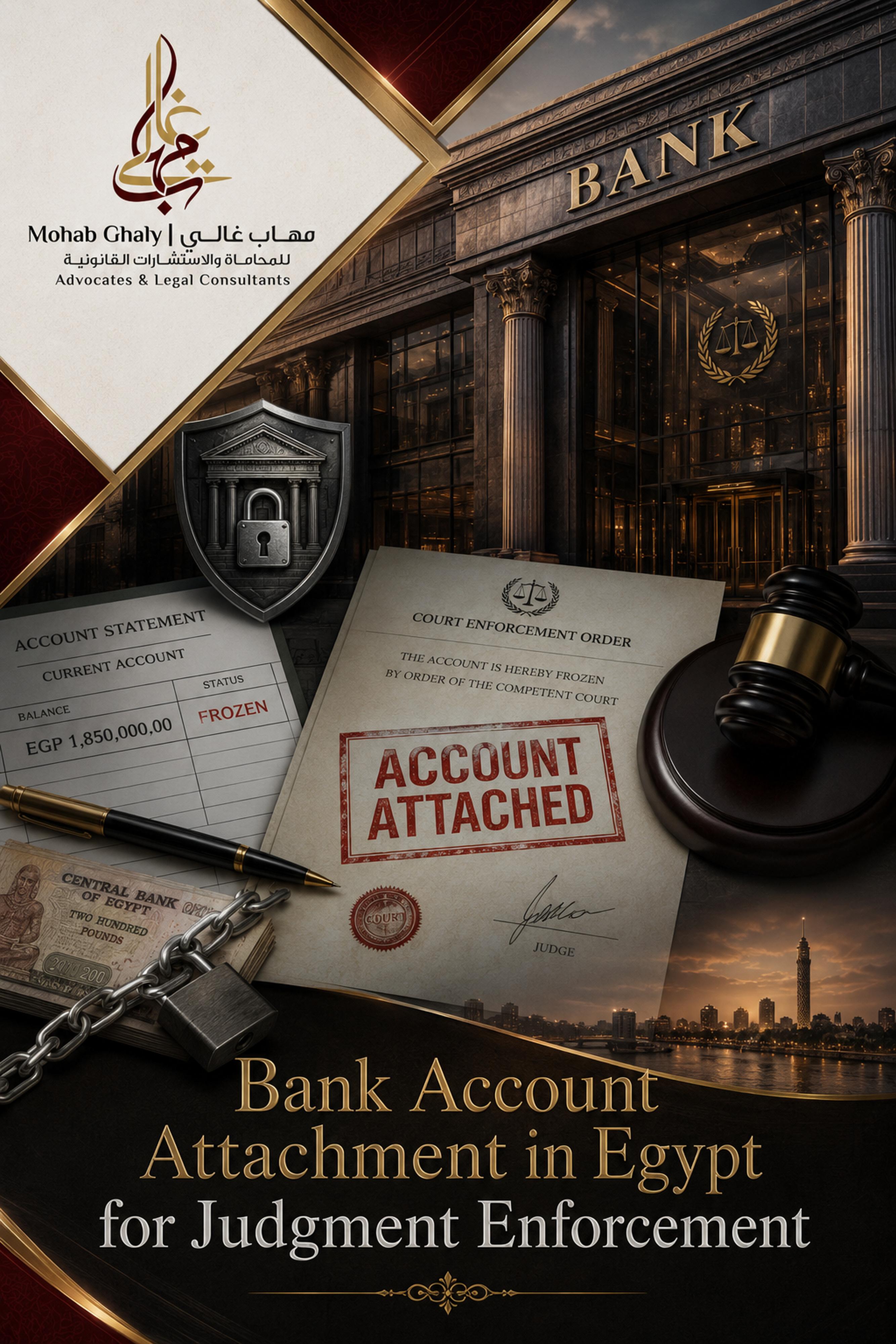 юрист по взысканию долгов в Египте: практический гид по bank account attachment Egypt