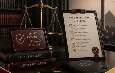 Looking for the best lawyer in Cairo: safe selection criteria